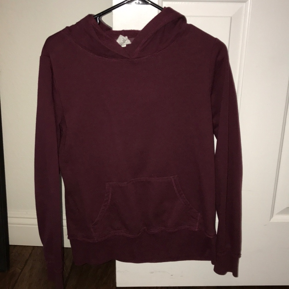 red hoodie